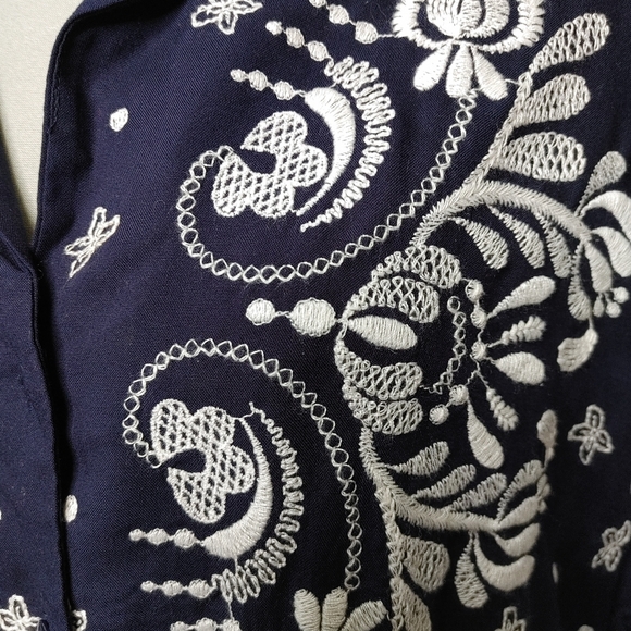 ZARA embroidered top size L - Picture 4 of 11